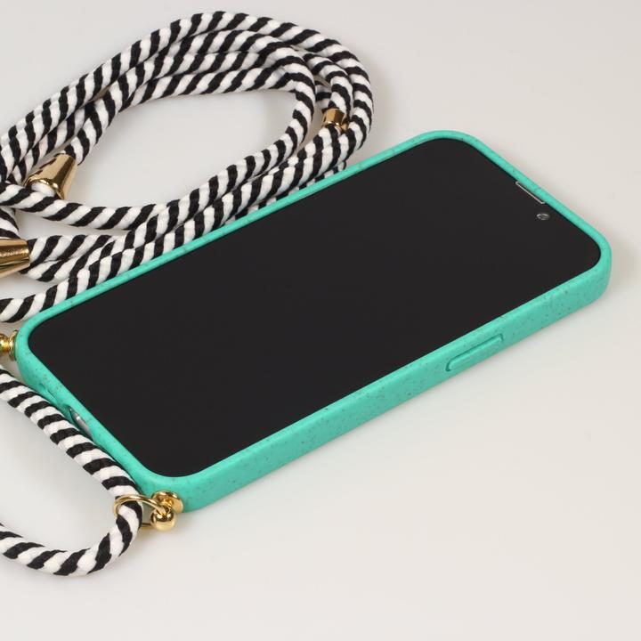 Produktbild PhoneLook Hülle Bio Eco-Friendly Vegan mit Handykette Necklace Türkis