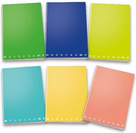 Pigna Confezione 10 Quaderno Monocromo Green (A4, Righe)