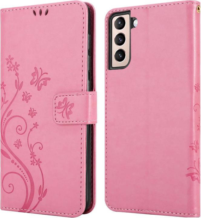 Produktbild Cadorabo Flower Book Hülle (Samsung Galaxy S21+)