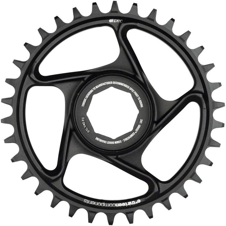 Produktbild e*13 e*spec Direct Mount Kettenblatt, 34 Z., TQ, 55mm Kettenlinie, black (34)