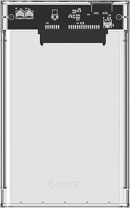 Orico 2139 HDD/SSD 2.5" drive enclosure, 5Gbps, USB-A to USB Micro-B (transparent) (2.5")