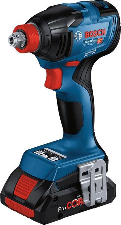 Image du produit Bosch Professional Kit Combo avec 4x 18V : GSR18V-110C/GDX18V-210C/GWS18V-10/GBH 18V-24C, 3x batterie