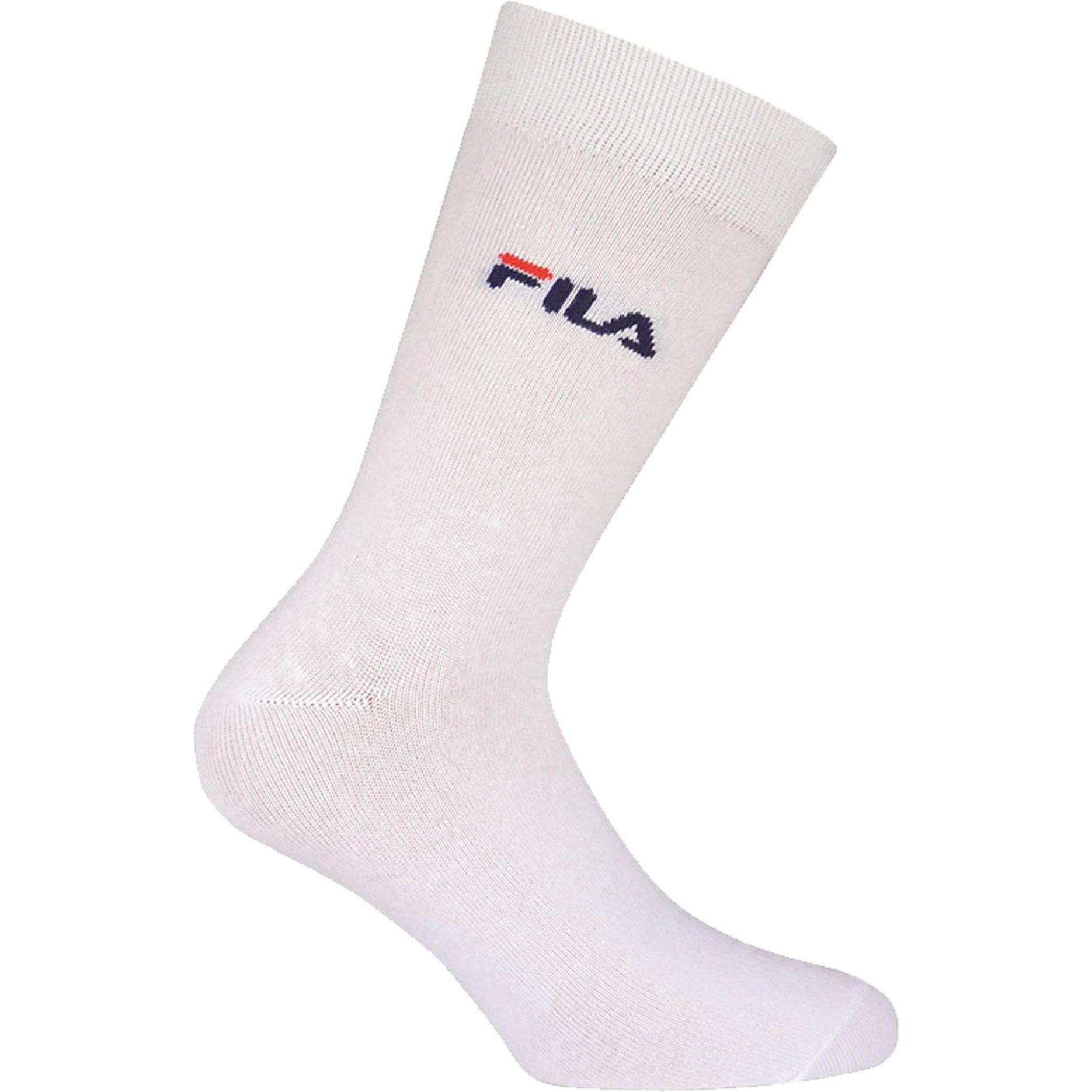 Thumbnail - FILA, Herren, Socken, Socken Sportlich Bequem sitzend, Weiss, (6er Pack, 39 - 42)