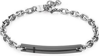 Actual product image Sagapo S'Agapo Stylish Steel Bracelet For Men Current Spd22