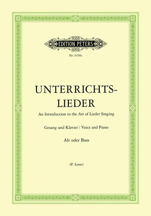 Immagine prodotto Unterrichtslieder (Tedesco, Paul Losse, 2024)