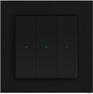 Produktbild Heatit HEAE4512694 - Z-Push Wall Controller Z-Wave 700 series (Black) (Schaltaktor)