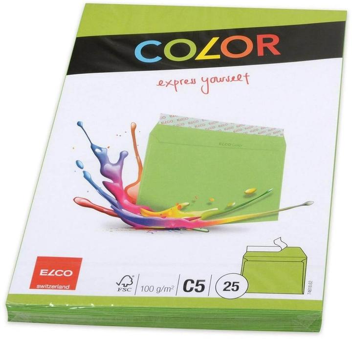 Produktbild Elco Couvert Color, ohne Fenster (C5, 25x)