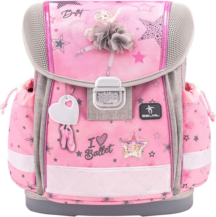 Actual product image Belmil CLASSY School Backpack 5-piece Set Ballet Light (19 l)