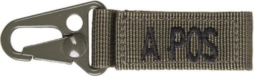 Image du produit Mil-tec Porte-clés Groupe sanguin