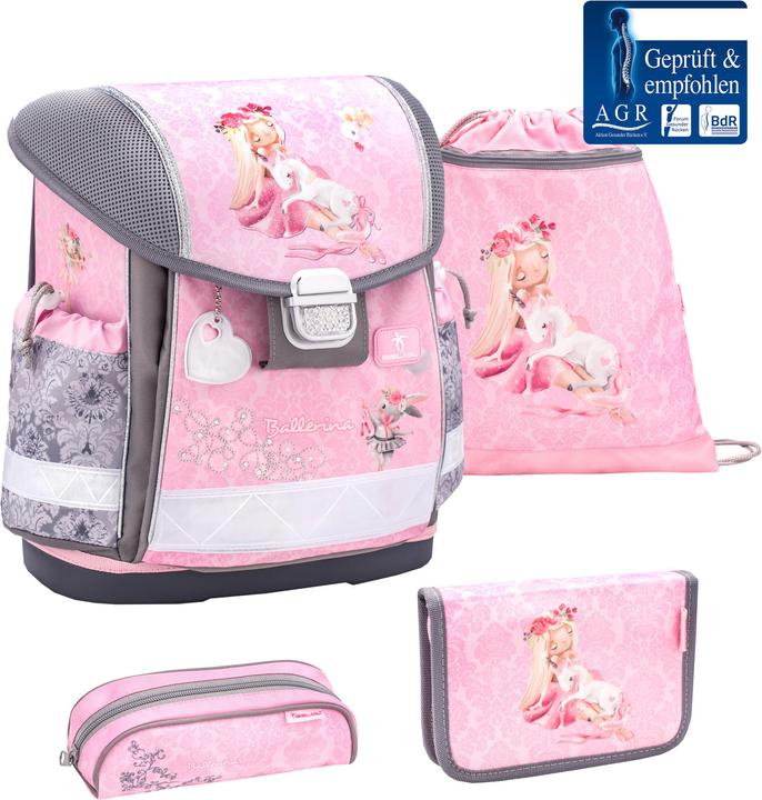 Produktbild Belmil CLASSY Schulrucksack 4-teiliges-Set Ballerina (19 l)