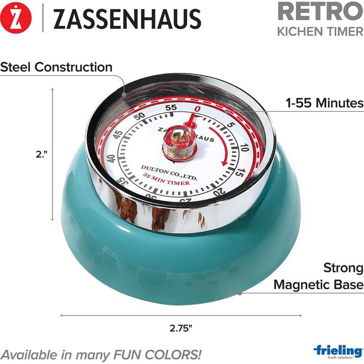 Actual product image Zassenhaus Kitchen timer SPEED petrol (071825)