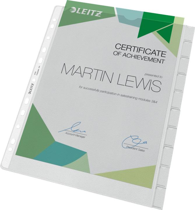 Image du produit Leitz Manchons de registre PP