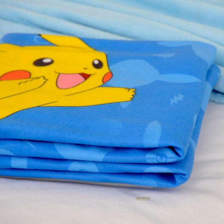 Actual product image Herding Pokemon couverture polaire Starter Pokemon 130 x 160 cm (130 x 160 cm)