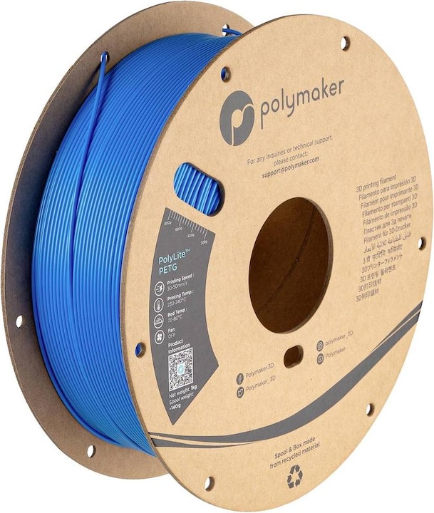 Produktbild Polymaker PolyLite PETG (PETG, 1.75 mm, 1000 g, Blau)