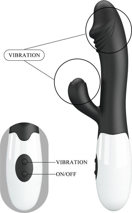 Actual product image Pretty Love Snappy G-Spot Vibrator Black