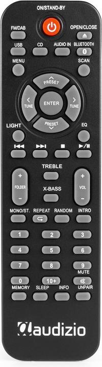 Image du produit Audizio Radio/lecteur CD Tours (DAB+ DAB, FM, Bluetooth)