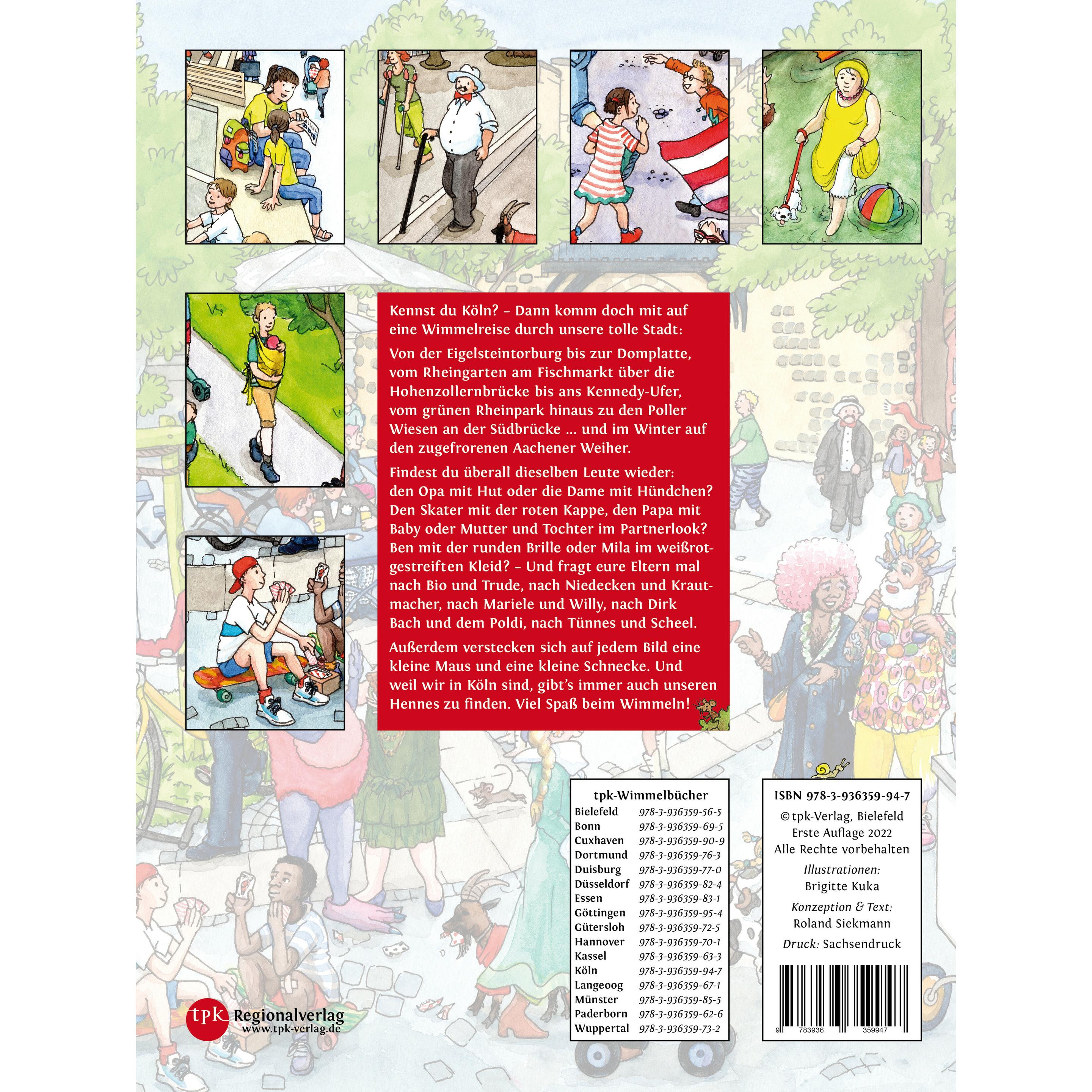 Thumbnail - Das grosse KÖLN-Wimmelbuch, Kinderbücher von Roland Siekmann