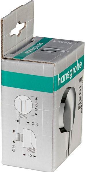 Actual product image hansgrohe HG hose connection FIXFIT E without non-return valve chrome