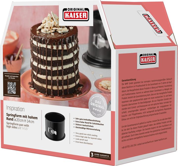 Produktbild Kaiser Springform mit hohem Rand (20 cm)