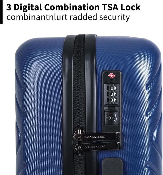 Actual product image Cooleben Newcom Handgepäckkoffer mit TSA-Schloss (50L) (50 l)