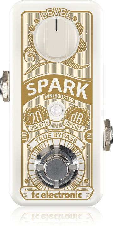 Actual product image TC Electronic Spark Mini Effect Pedal White (Electric guitar, Guitar)