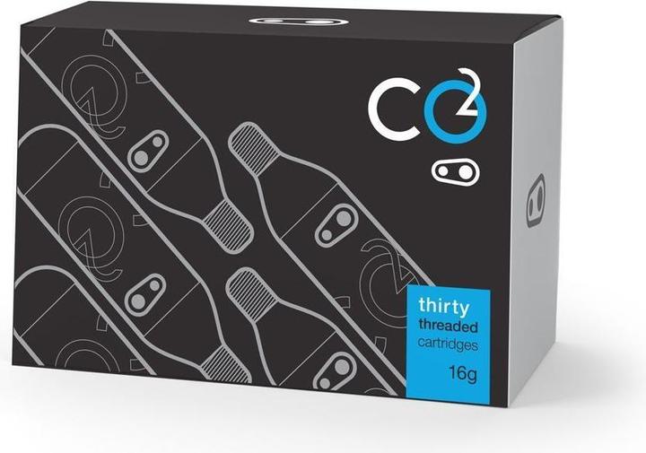 Crankbrothers Cartucce di CO2, confezione di ricarica da 30 pezzi (Cartucce CO2 di ricambio)