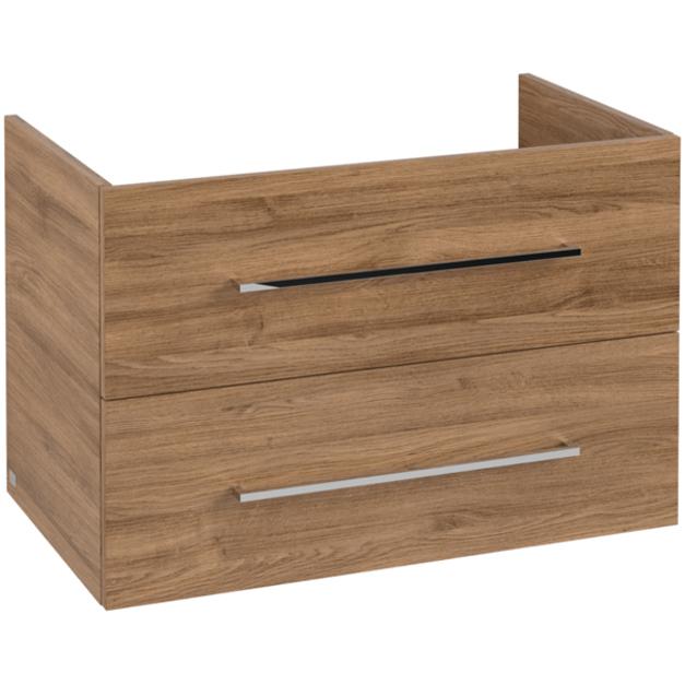 Villeroy & Boch, Waschbeckenunterschrank, Avento Waschtischunterschrank A89100, 2 Auszüge, Breite 780mm (78 x 45 x 51.5 ...