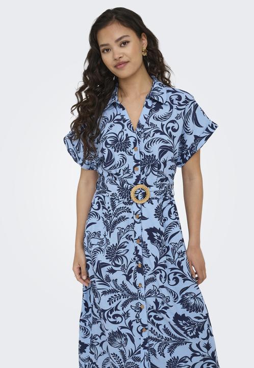 Produktbild Only ONLJAKIRI Langes Kleid Hemdblusenkleid (L)