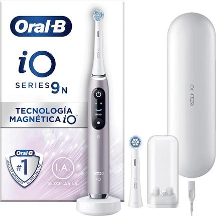 Actual product image Oral-B iO 9N - Electric Tandenborstel - Rose Quartz (Oscillating toothbrush)