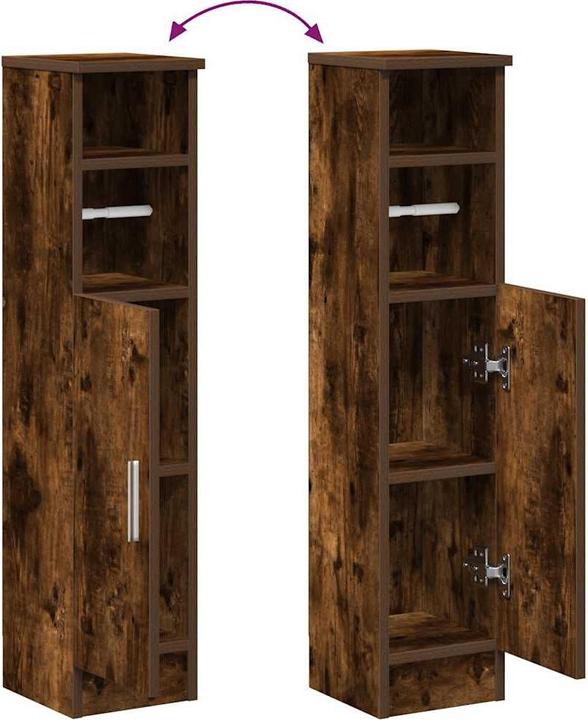 Actual product image vidaXL Badezimmerschrank (20.50 x 22 x 90 cm)
