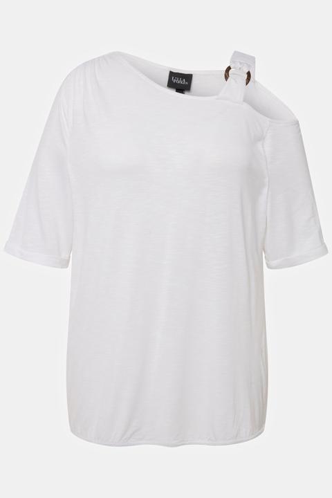 Actual product image Ulla Popken Cold Shoulder O-Ring Tee (54)