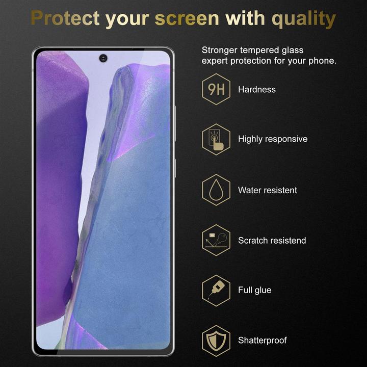 Immagine prodotto Cadorabo Vetro di protezione del display a schermo intero (1 Pezzo/i, Samsung Galaxy Note 20)
