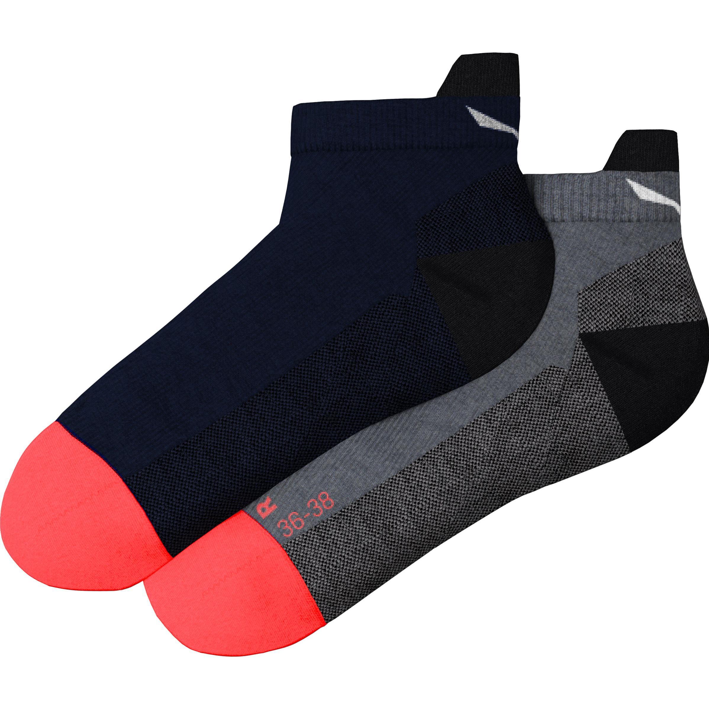 Salewa, Damen, Sportsocken, Mountain Trainer Merino Füsslinge Frauen (42 - 44), Grau