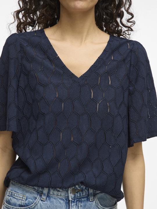 Produktbild Vila V-Ausschnitt Oberteil mit kurzen Ärmeln (S)