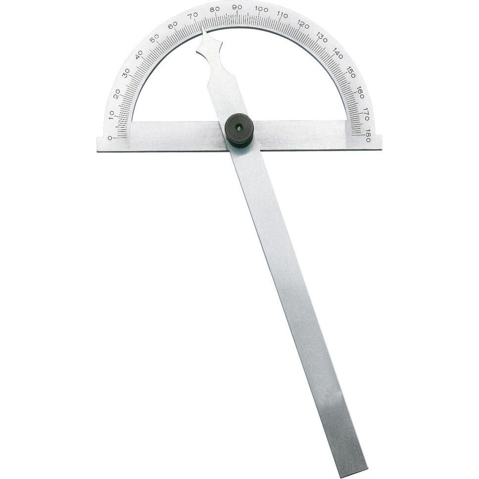 Dönges, Winkelmesser, Gradmesser, Messbereich 0-180 °, Grösse 80 x 120 mm