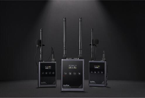 Productafbeelding Godox Camera-houder, 2-Pers. Omni Lavalier-Mic Draadloos Omni Lavalier Microfoonsysteem