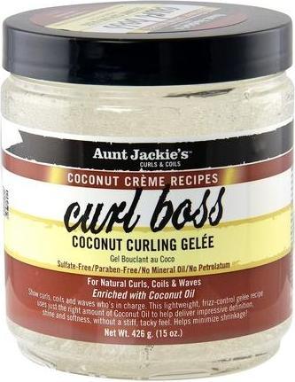 Actual product image Aunt Jackie's Coconut Creme Curl Boss Curling Glee Mousse 426g (Body cream)
