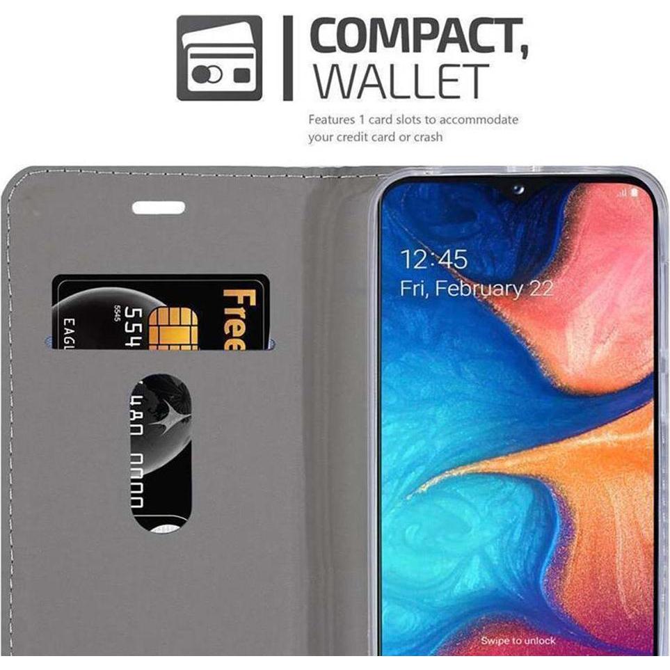 Thumbnail - Cadorabo Jeans Optik (Samsung Galaxy A10e, Samsung Galaxy A20e), Smartphone Hülle, Grau, Braun