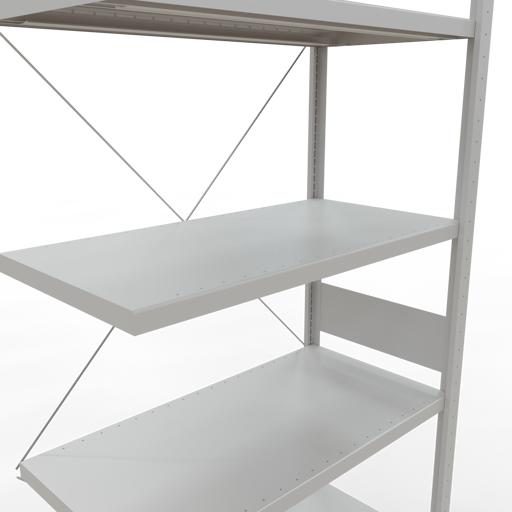 Actual product image Schulte Lagertechnik MULTIplus330 boltless bay system with cross brace