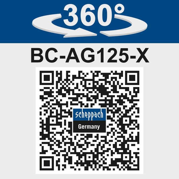 Actual product image Scheppach Akku-Winkelschleifer BC-AG125-X (125 mm)