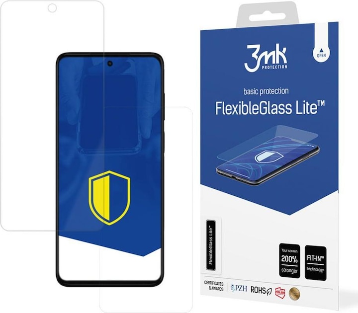 Produktbild 3MK FlexibleGlass Lite Display Folie (1 Stück, Motorola Moto G52)