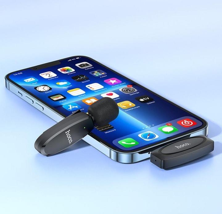 Actual product image Hoco Mikrofonas L15 Lightning juodas