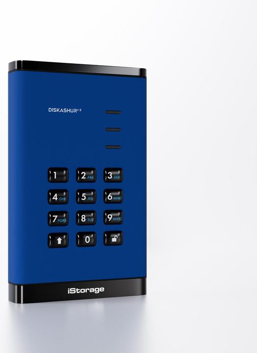 Produktbild iStorage diskAshur3 SSD 2TB - Blue (2 TB)