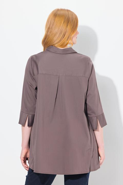 Produktbild Ulla Popken Bluse, Godet-Einsätze, A-Linie, 3/4-Arm (46, 48)