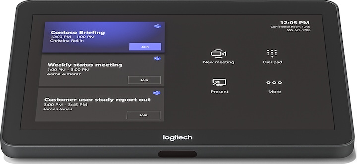 Produktbild Logitech Small Room+TAP+MeetUp+Intel NUC for MTR Teams