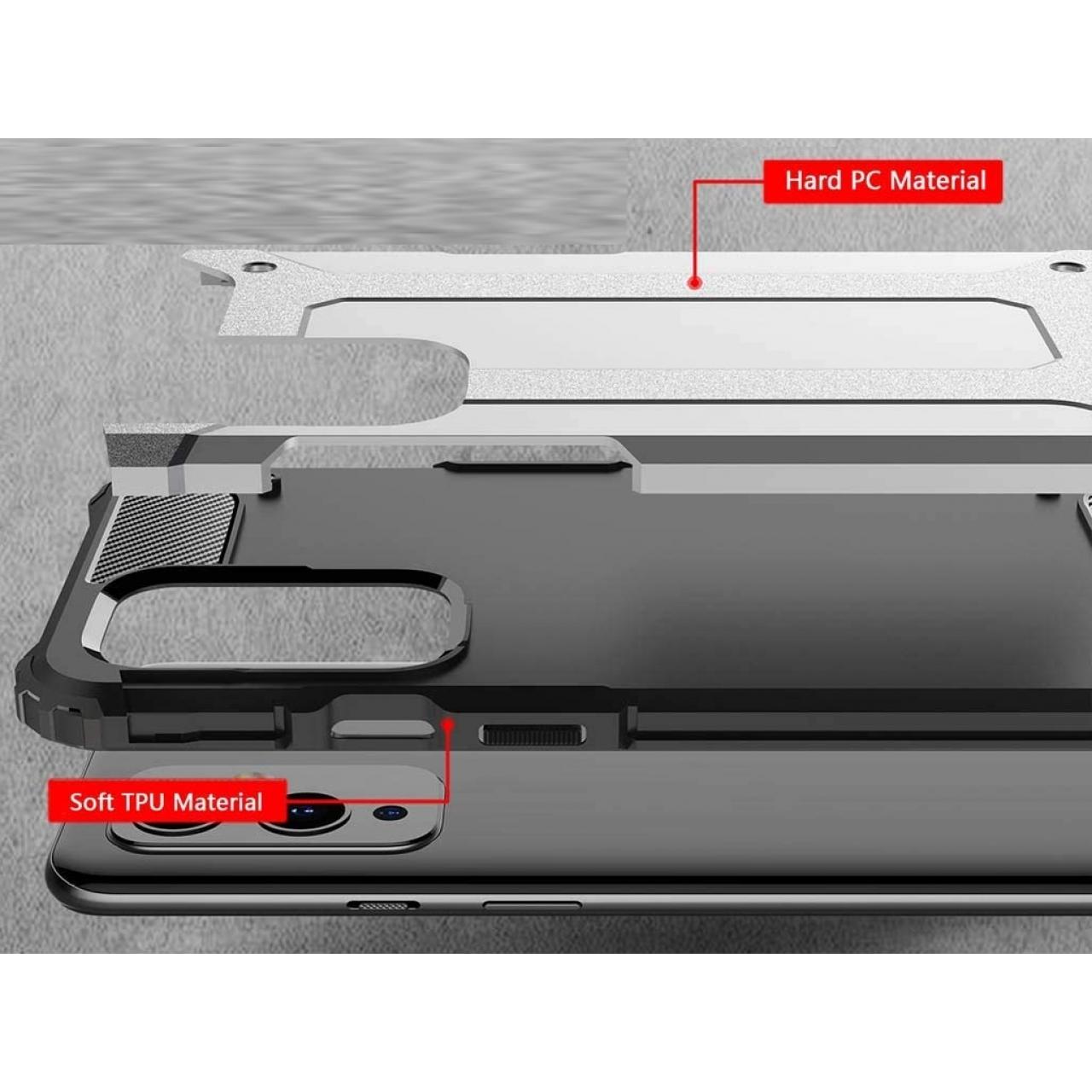 Thumbnail - Screenguard AdventureCase OnePlus 9 Hybrid Hülle (OnePlus 9), Smartphone Hülle, Schwarz
