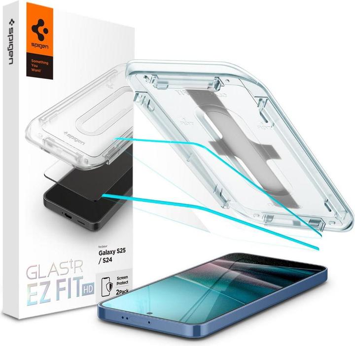 Spigen Glas.tR Ez Fit (2 pcs, Samsung Galaxy S24)