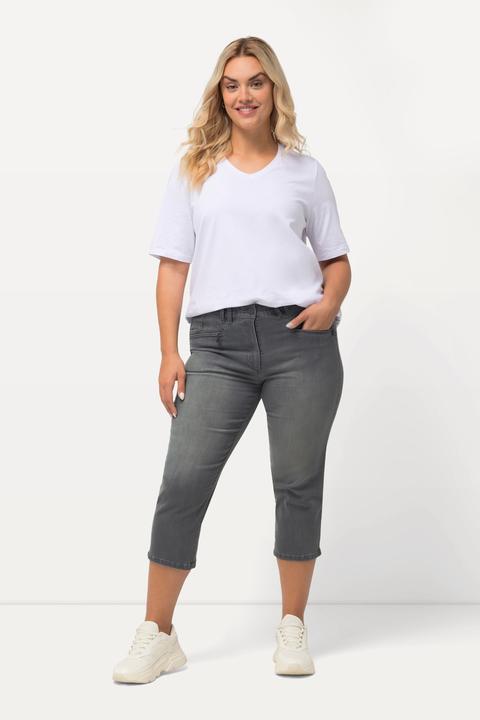 Actual product image Ulla Popken Cropped Stretch-Blend MONY Jeans (52)