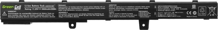 Produktbild GreenCell AS90 - Akku - ASUS - X551 X551C X551CA X551M X551MA X551MAV F551 F551C F551M R51 (3 Zellen, 2200 mAh)
