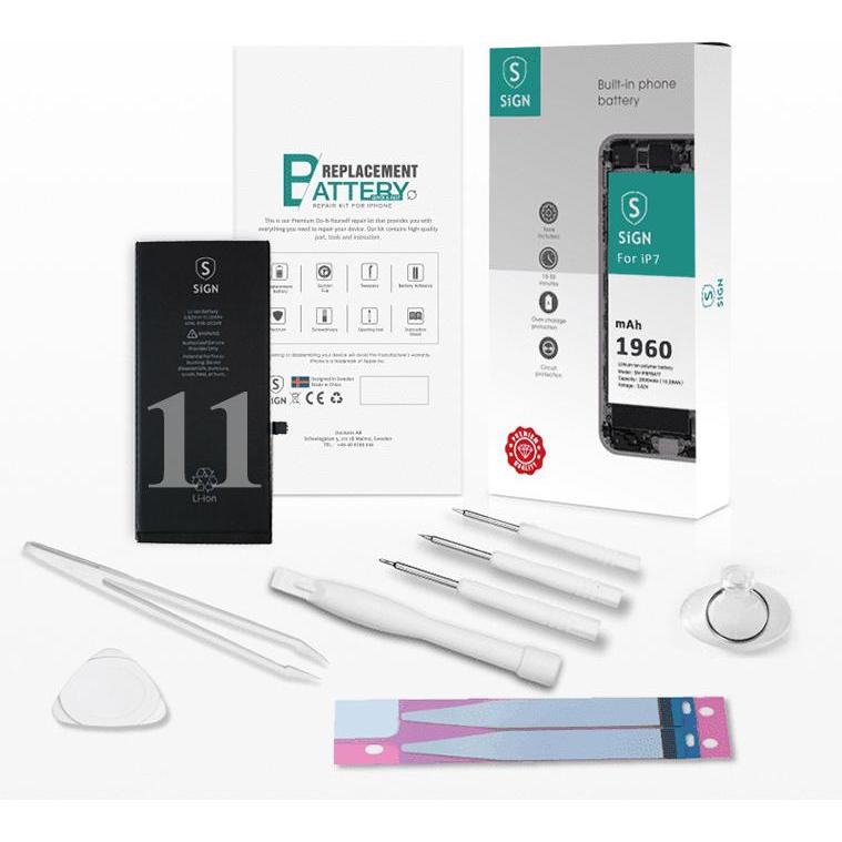 SIGN Complete Kit for Battery Change - iPhone 11, Smartphone Akku